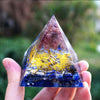 Orgonite Lapis lazuli et Quartz rose 5cm
